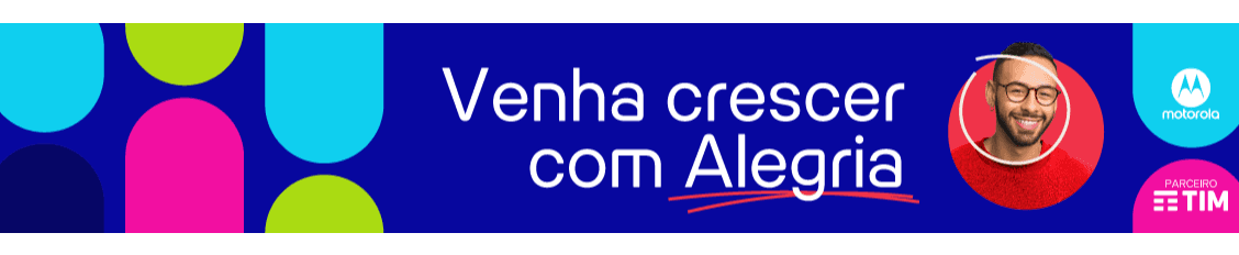 Banner da vaga de Alegria Telecom