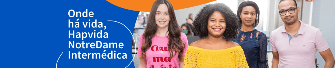 Banner da vaga de Grupo Hapvida NotreDame Intermédica