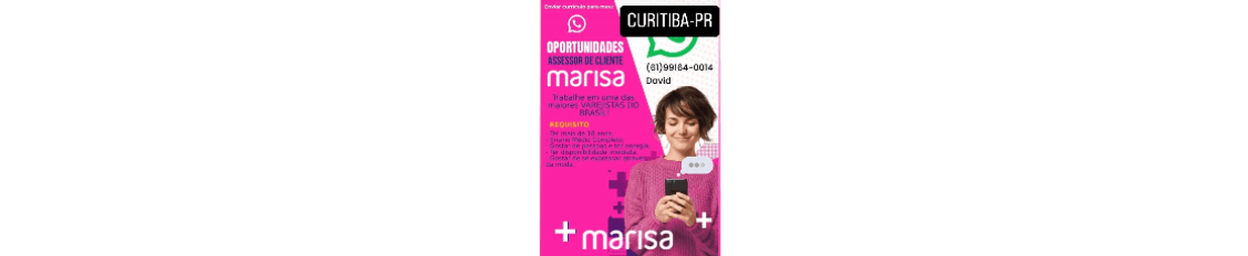 Banner da vaga de Marisa