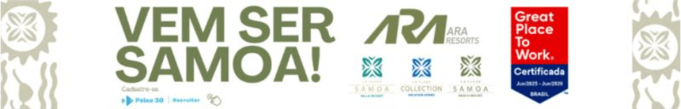 Banner da vaga de Samoa Resort
